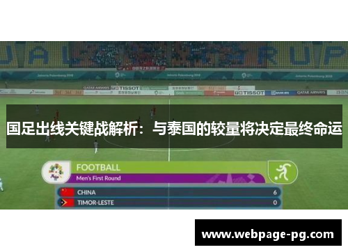 国足出线关键战解析：与泰国的较量将决定最终命运