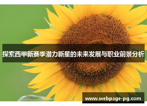 探索西甲新赛季潜力新星的未来发展与职业前景分析 探索西甲新赛季潜力新星的未来发展与职业前景分析