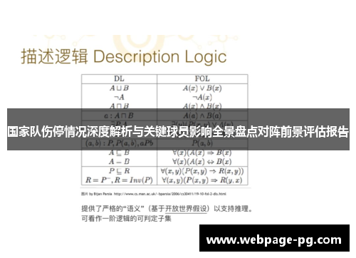 国家队伤停情况深度解析与关键球员影响全景盘点对阵前景评估报告